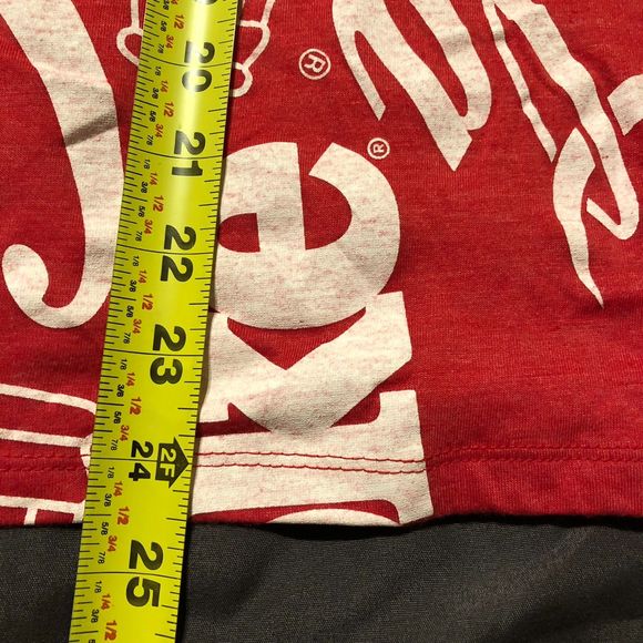 2020 Coca-Cola Red Cut Off Sleeve Summer Tank Top White Logo Stamp Size XXL 2X - Picture 7 of 8